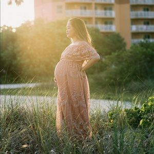 Pink Blush Maternity dress